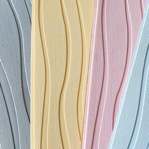 16Pcs 70cmx70cm 3D Wall Stickers DIY Wallpaper Waterproof Self-Adhesive Panels for Living Room TV Background Home Decoration