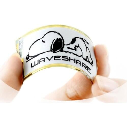 2.13" Flexible e-Ink Display Raw Panel, 212x104 Resolution Black/White Dual-Color e-Paper Screen