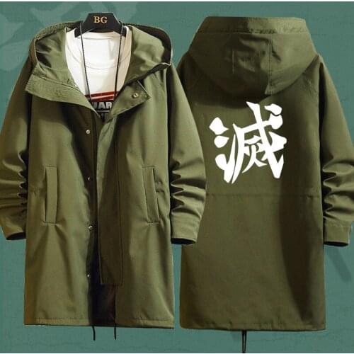 23 Styles Anime Demon Slayer Cosplay Costume Hashibira Inosuke Rengoku Kyoujurou Trench Overcoat Black Green Outfits Boys Girls