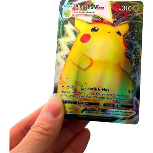 Promotion Price 30/50/60/300pcs French Version Language Pikachu V Vmax Pokemon Card Colletection