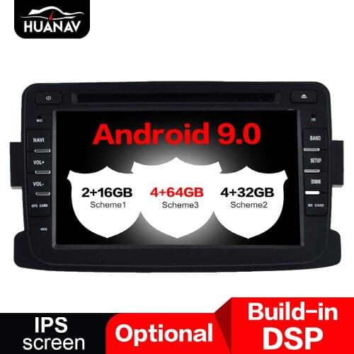 DSP Android 9.0 Car DVD Player GPS Navigation For Renault Duster 2012 2013 Auto Car radio player stereo headunit tape multimedia