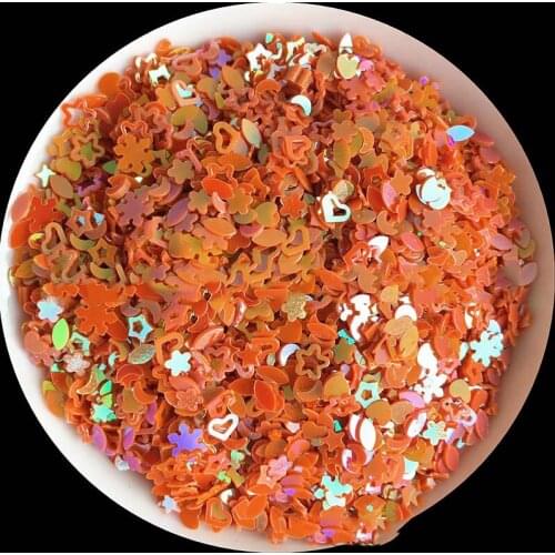 200g/Lot Loose Mixed Sequins and Spangles Craft Supplies for DIY Crafts, Sewing Glitters Wedding Christmas Decoration