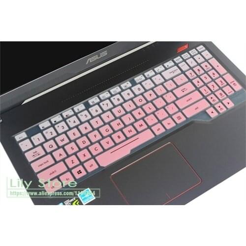 100pcs 15.6 laptop keyboard cover protector skin For Asus TUF Gaming FX504 FX504GE FX504GD FX504GM FX504G FX503 FX503VD 15 inch