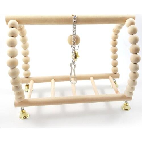 Creative Parrot Swing Log Suspension Bridge Stairs Toy 18*10.5*29cm Pet Products Bird Supplies Bird Toys