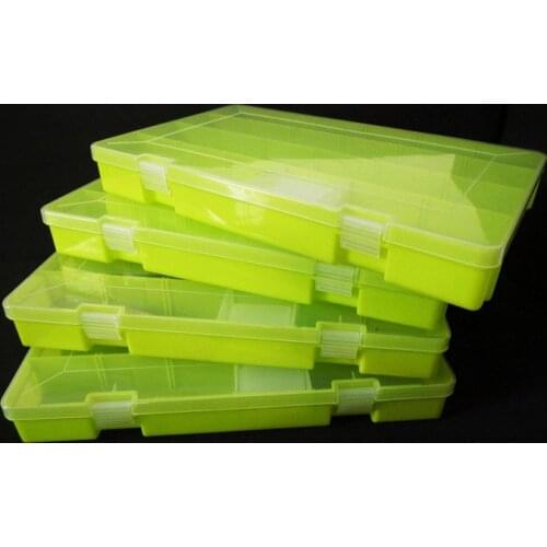 Fishing lure box Transparent Visible Plastic Fishing Tackle Box Large Capacity Fishing Lure Storage Box Case Accessories A152