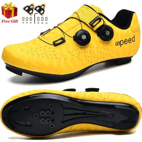 2021 Flat Road Cycling Shoes Men Women sapatos ciclismo mtb Sneakers Mountain Bike Shoes Spd Cleat Self-Locking Bicycle Sneakers