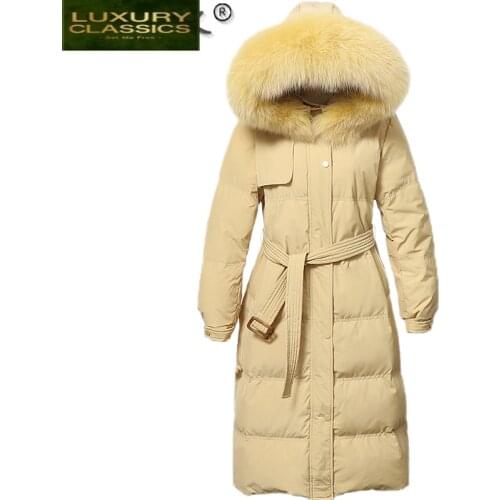 Hooded Down Jacket Women Womens Winter Jackets and Coats Long Thick Parkas Korean Style Coat Female Womens Clothing WPY889