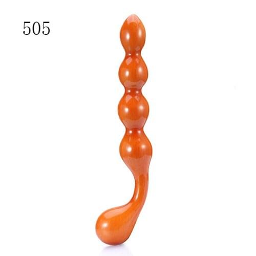 3pcs/lot Prostate Massager Clitoris Stimulator Wood G Spot Anal Plug 3 Different Types Woody Dildo Butt Plug Sex Toys GS0179