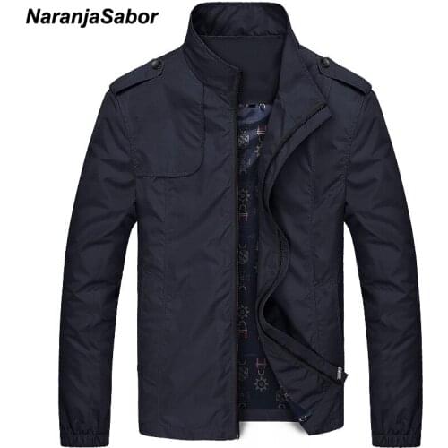 NaranjaSabor Mens Spring Jackets