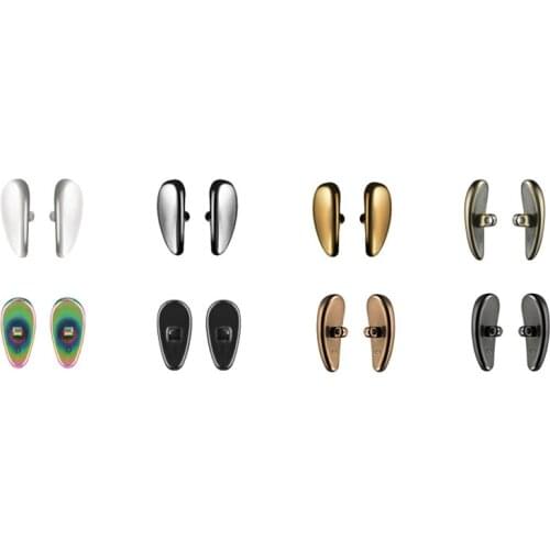 Glasses D Shape Ceramics Eyewear Nose Pad For Sunglasses Vintage Fashion Anti-slip Brace Support For Eyeglasses Accessories