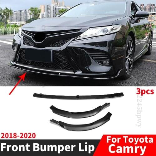 Front Bumper Lip Lower Chin High Quality Modification Body Kit Diffuser Spoiler Deflector Trim For Toyota Camry 2018 2019 2020