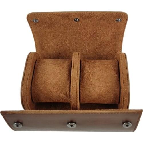 Luxury PU Leather Watch Storage Box Travel 2 Positions Watches Organizer Case for Men Women Christmas Anniversary Gifts