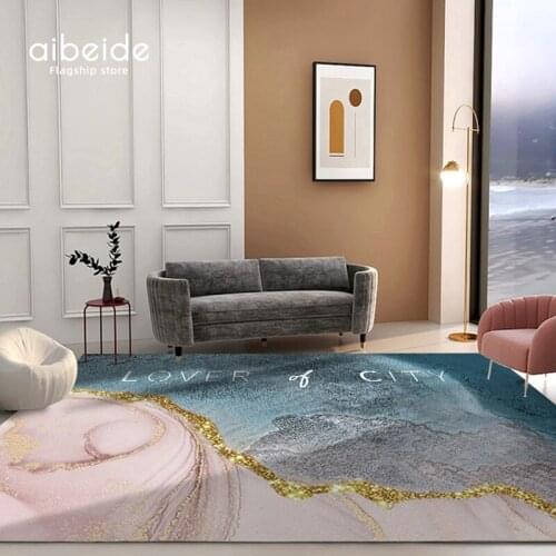 Light luxury senior living room carpet sofa room household disposable coffee table blanket simple modern bedroom bedside mat