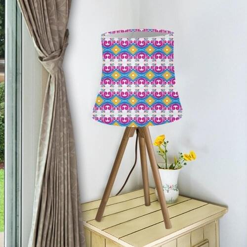 Lampshade Fabric Lamp Cover Pretty Print Elastic Cloth Round Light Shade for Table Lamp Wall Lamp Lamp Shade