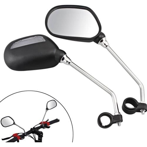 Motorcycle Bicycle Rearview Mirror Handlebar Mirror Adjustable Universal Bike Cycling Accessories