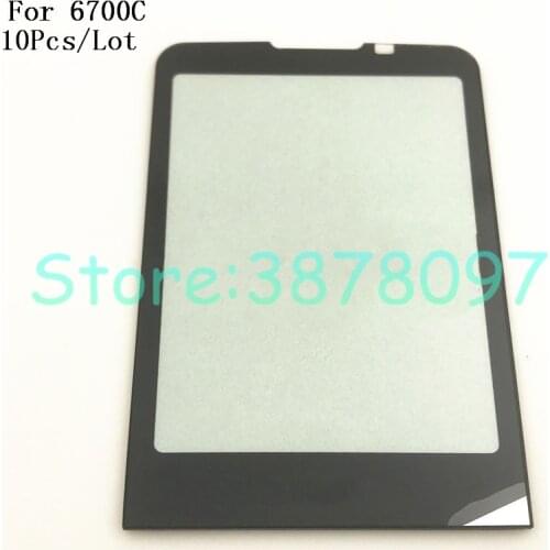 10Pcs/Lot 100% Original Mirror Display Screen Front Lens Glass For Nokia 6700c 6700 classic Gold/Black Color