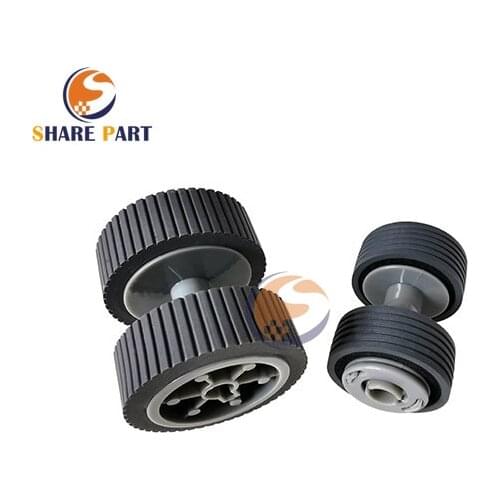1XBrake Roller Pickup Roller Exit Roller for Fujitsu Fi6130 Fi-6230 Fi6140 Fi6240 Fi6125 Fi6225 IX500 PA03540-0001 PA03540-0002