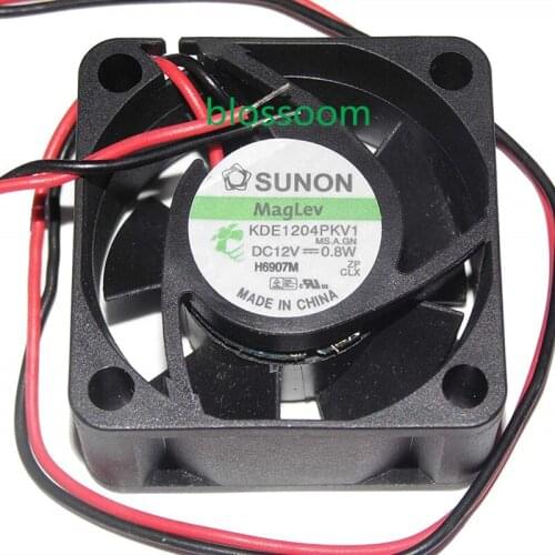 KDE1204PKV1 12V 0.8W 2Wire Cooling Fan