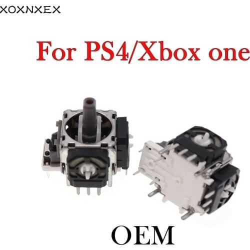2PCS 3D Analog Joystick Sensor Module Potentiometer & Thumb Stick For XBox One Original PS4 Pro Slim PS 4 Controller