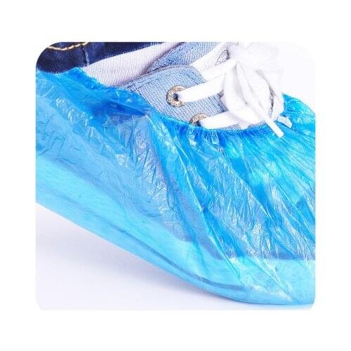 20/40 Pcs Waterproof Boot Covers Plastic Disposable Shoe Covers Over shoes for Rain Shoe Covers Guests Family disposable Tools