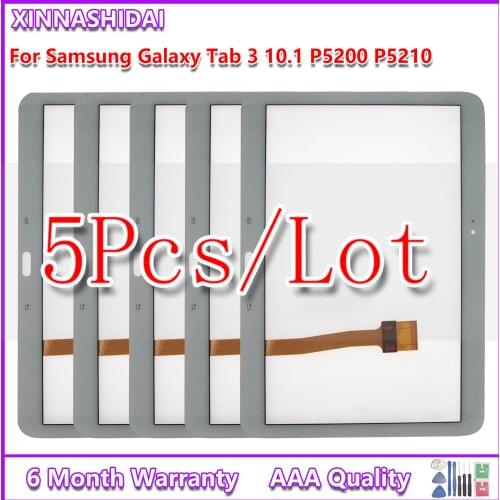 5pcs/For S-amsung Galaxy Tab 3 GT-P5210 P5200 P5210 1pc High Quality Touch LCD Screen Digitizer Durable Tablet PC Screens Screen