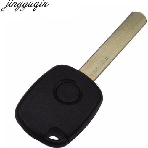 Jingyuqin 1 Buttons Remote Blank Car Key Shell Case Cover Fob For Honda Odyssey Uncut Blade