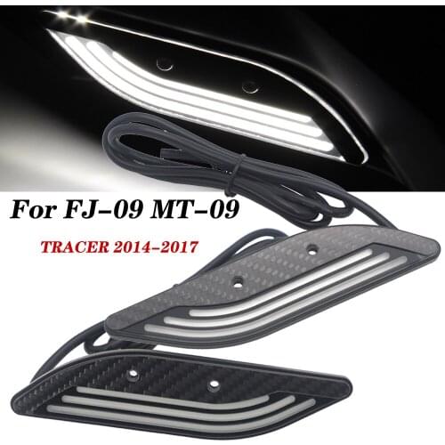 For YAMAHA MT09 TRACER FJ-09 MT-09 TRACER 2014 - 2017 Motorcycle hand guard Decorative lights Knuckle Guard LED Kit