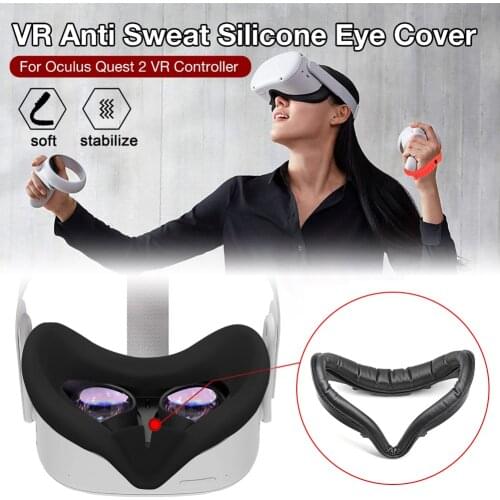 For Oculus Quest 2 VR Facial Interface and PU Leather Foam Face Pad Headset Replacement Part Protective Eye Mat VR Accessories