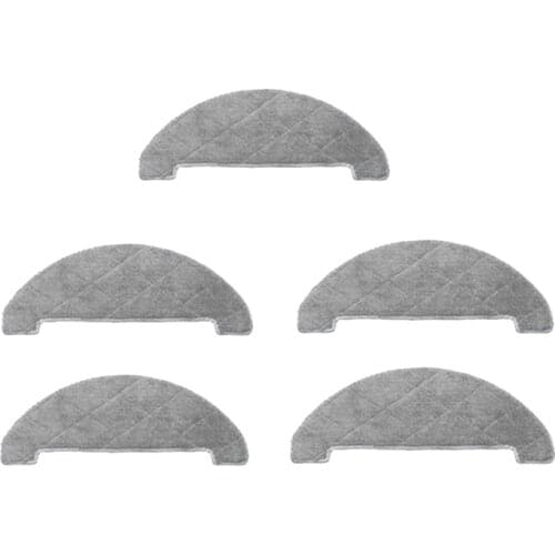 Hot TOD-5Pcs Replaceble Mops Cloths Accessories Sets Parts for XIAOMI VIOMI S9 Roidmi Eve Plus Robot Vacuum Cleaner
