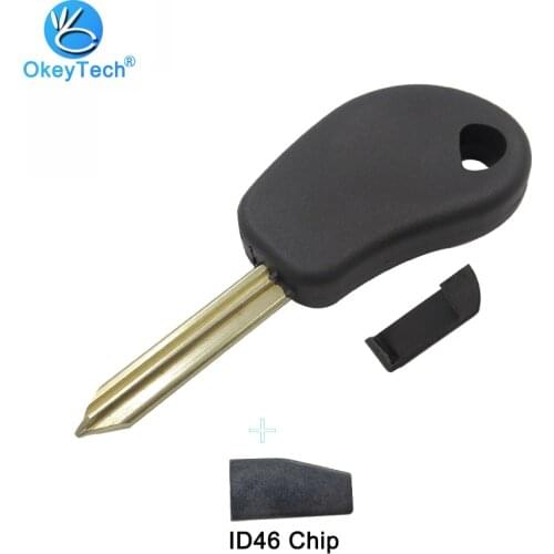 OkeyTech Car Key Shell Transponder Key with ID46 Chip SX9T Blade for Citroen Picasso Saxo Jumpy Despatch C5 C6 Berlingo Elysee