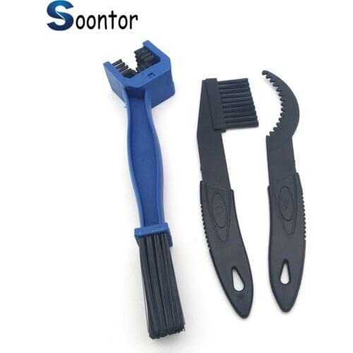 Motorcycle Motobike Chain Gear Dirt Remover Scrubber Cleaner Brush Tools For