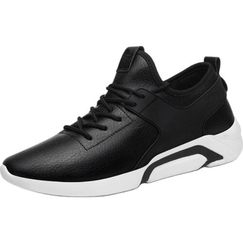 Mens Shoes Casual Leather Sneakers Winter Shoes Men Leather White Sneakers Short Plush Sports Shoes For Male Tenis Masculino