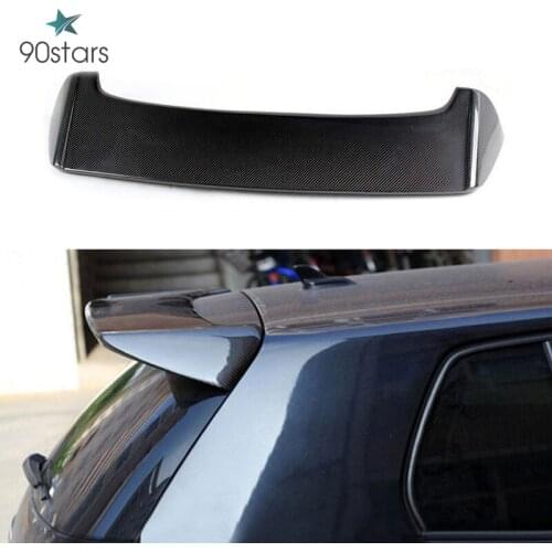 Real Carbon Fiber Rear Roof Top Spoiler Wing Lip for Volkswagen VW Golf 6 MK6 VI GTI R20 2009 - 2014 Car Accessoires