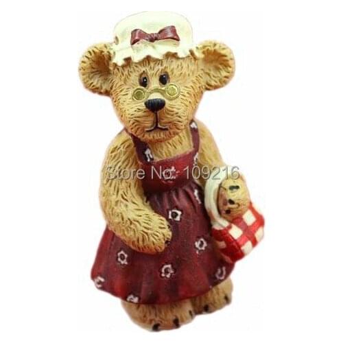Wholesale!!!1pcs Bear Grandma (R0755) Silicone Handmade Soap Mold Crafts DIY Mold