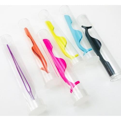 Wholesale Eyelash Curler False Eyelash Tweezers False Eyelashes Applicator Eyelash Extension Curler Nipper Auxiliary Clamp