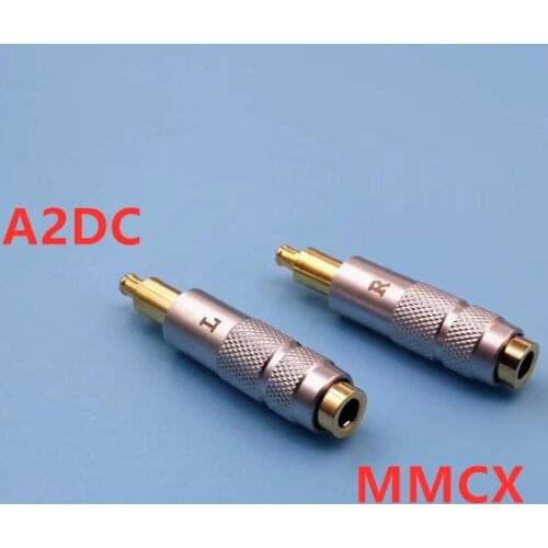 Mmcx to A2DC pin ,Mmcx female to A2DC pin adapter pin （L+R)
