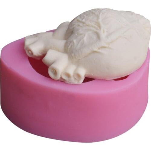 1Pcs Halloween Heart Mold Funny Silicone Mold Soap Molds 3d Christmas Silicon Cake Decoration Tools New Fashion