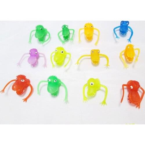 Color Random Novel Plastic Finger Puppet Story Mini Dinosaur Toys With Small Finger Toys For Kids Children High Quality