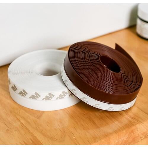 3M/5M Sealing Bar Bathroom Accessories Sink Corner Gap Fillin Tape Silica Gel Window Sealing Tape Gap Tape Waterproof Wall Glue