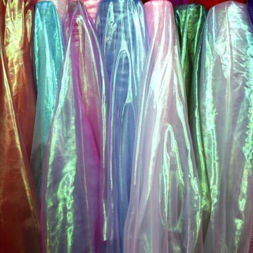Magic Organza Poly Yarn Color Fabric Party Decoration Wedding Backgroud Cosplay 3 Yards