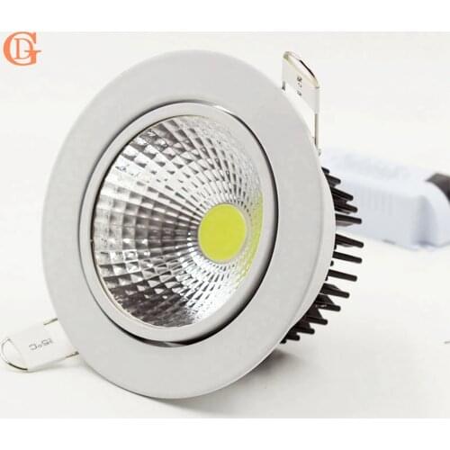 4pc 3W 5W LED Recessed Downlight 7W 10W 12W 15W Spot LED DownLights Dimmable AC85-265V 220V 110V LED Spot Recessed Downlight