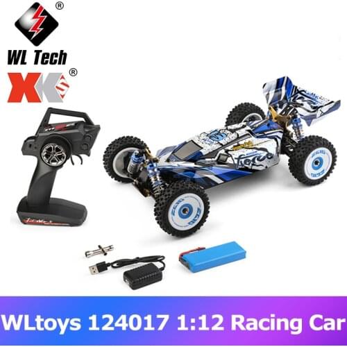 Wltoys 124017 RTR 1/12 Brushless 4WD Racing Car 2.4G 100m Remote Contronl Car 70km/h Off-road Vehicles Metal Chassis RC Car Toys