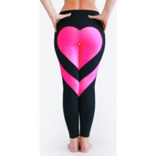 Autumn New Women 3D Pattern Heart Lovely Leggings Sweat Pants Slim Elasticity Leggings Fitness Workout Trousers 7 Colors