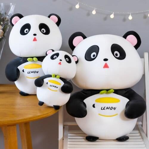 Zqswkl 35/45/55cm panda doll pillow children plush toy sleeping doll children girls christmas birthday gift kids cute soft toys