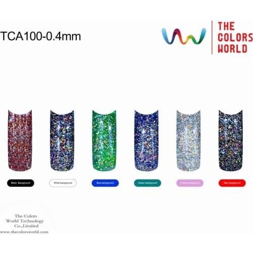 0.4MM Laser Silver Color holographic Glitter for nail gel nail polish or Other art Decoration