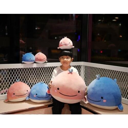 15CM Cute Down cotton whale plush toy super soft dolphin pillow Stuffed toys high quality christmas Toys kids present