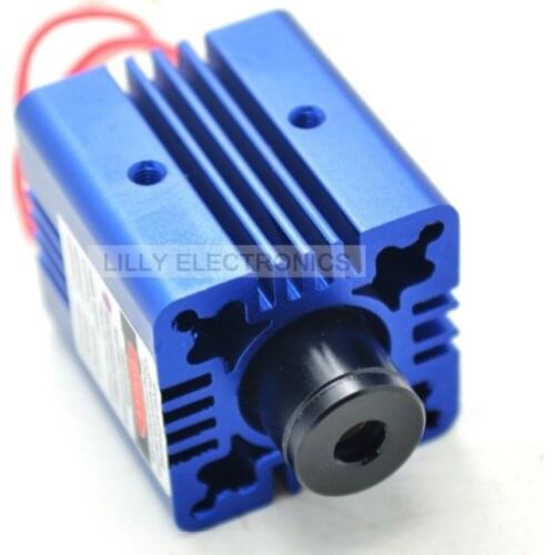 650nm 660nm 200mw Focusable Adjustable Red Laser Dot Module w/ Heatsink