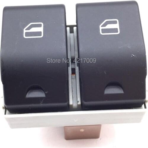6Q0959858 6Q0959858A ABS Front Electric Power Window Console Switch Button For VW/Seat/Ibiza/Cordoba POLO 9N 20012005