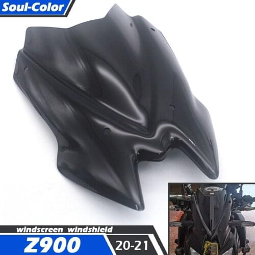 Motorcycle Accessories Sports Windscreen Windshield Viser Visor Wind Deflectors For Kawasaki Z900 2021 2020 2019 2018 2017 Z 900