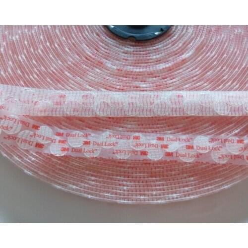 15mm circle die cut 3M Dual Lock SJ3560 Clear Reclosable Fastener adhesive tape, Type 250, 56pcs/lot